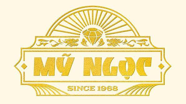 Logo Tiệm vàng Mỹ Ngọc