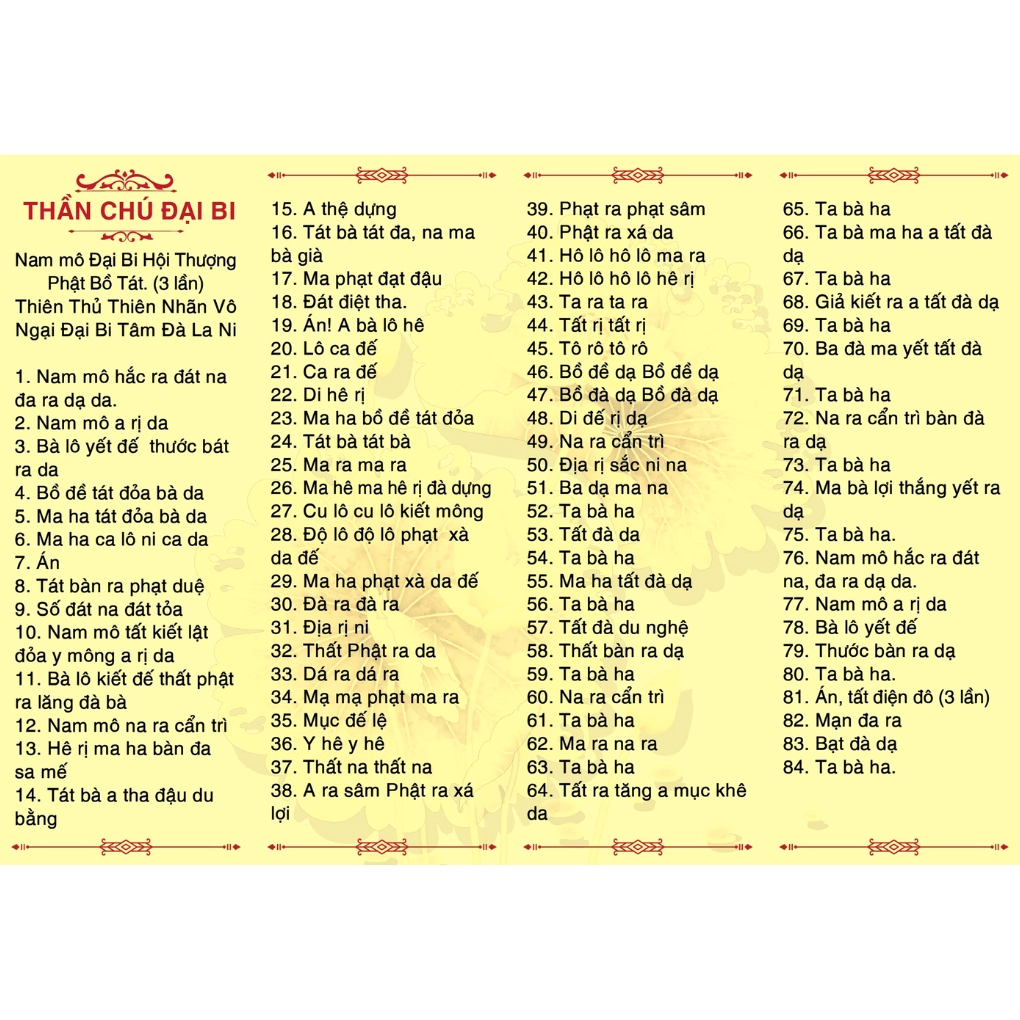 Lời chú Đại Bi