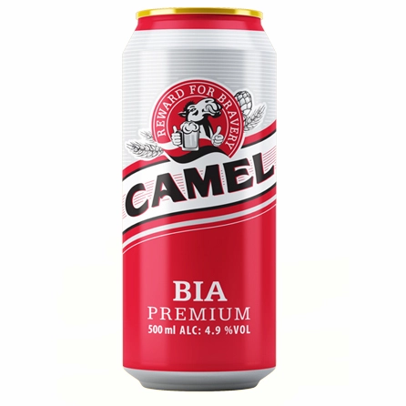 Lon bia Camel Premium 500ml