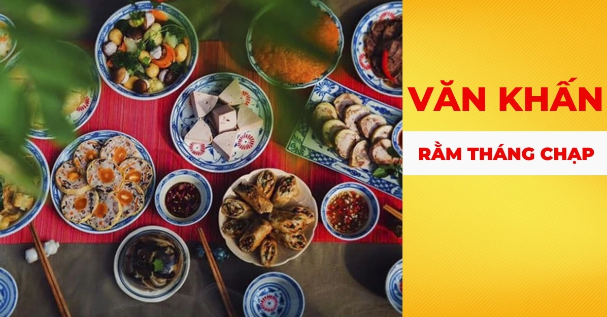 Mâm cỗ cúng Rằm tháng Chạp thịnh soạn