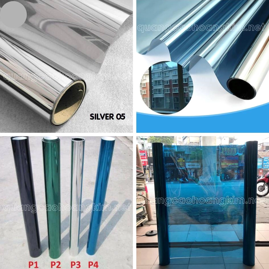 Mẫu giấy dán kính chống nắng đa dạng về hoa văn