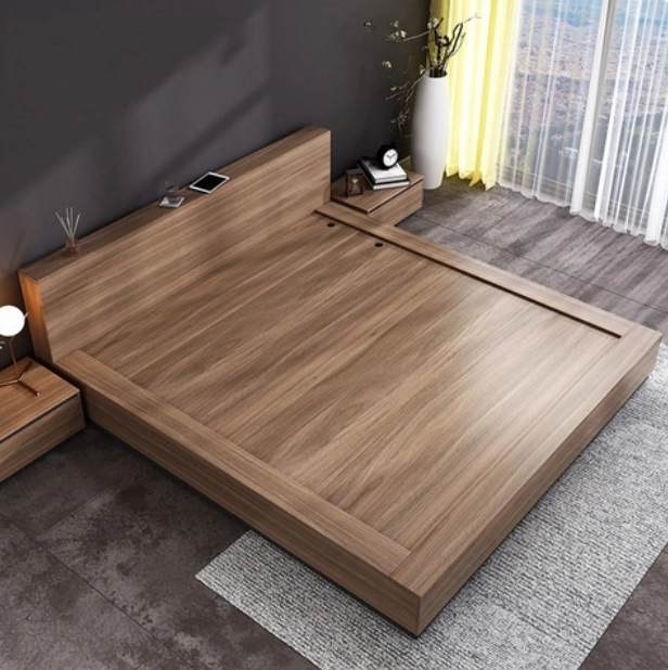 Mẫu giường gỗ công nghiệp hiện đại đẹp nhất