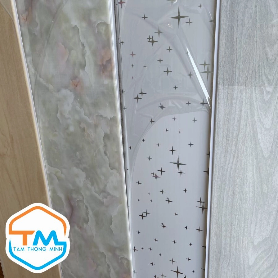 Mẫu trần nhựa với họa tiết 3D ấn tượng