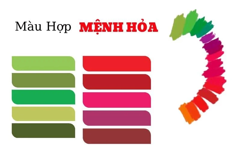 Màu xanh lá cây tốt cho người mệnh Hỏa