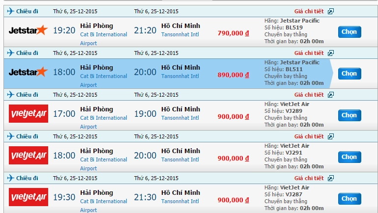 Máy bay cất cánh từ Hải Phòng