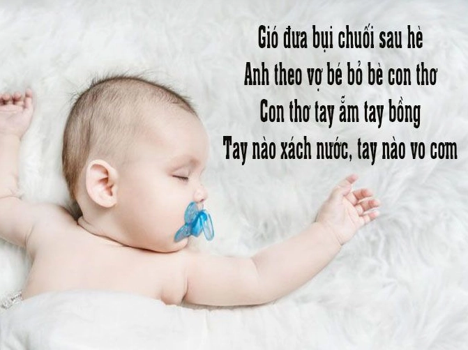 Minh họa ca dao ru con miền Nam