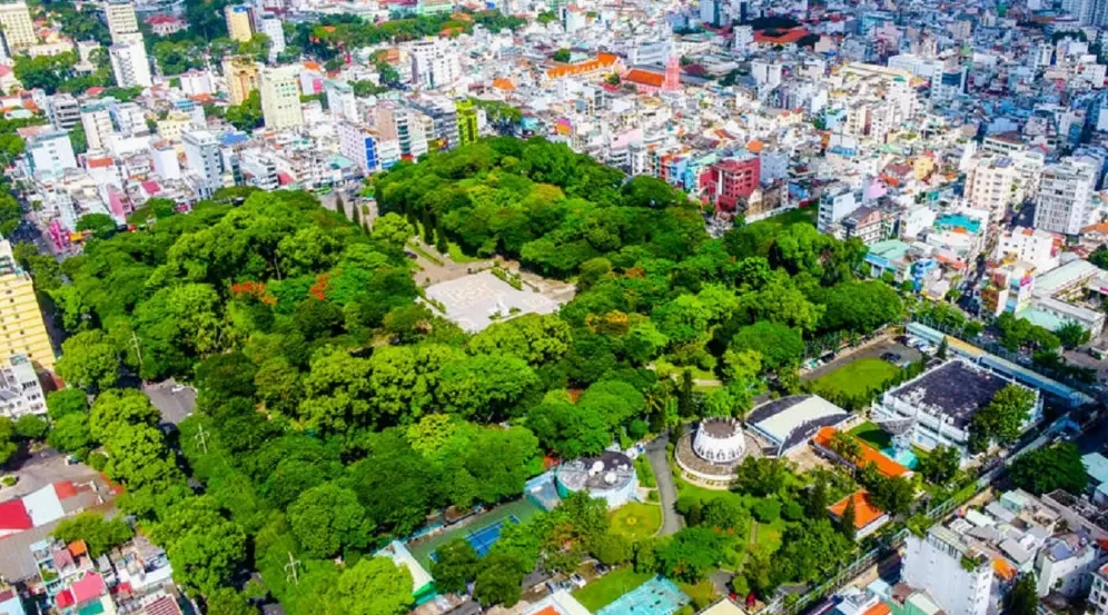 Một buổi biểu diễn văn nghệ tại Công viên Lê Văn Tám