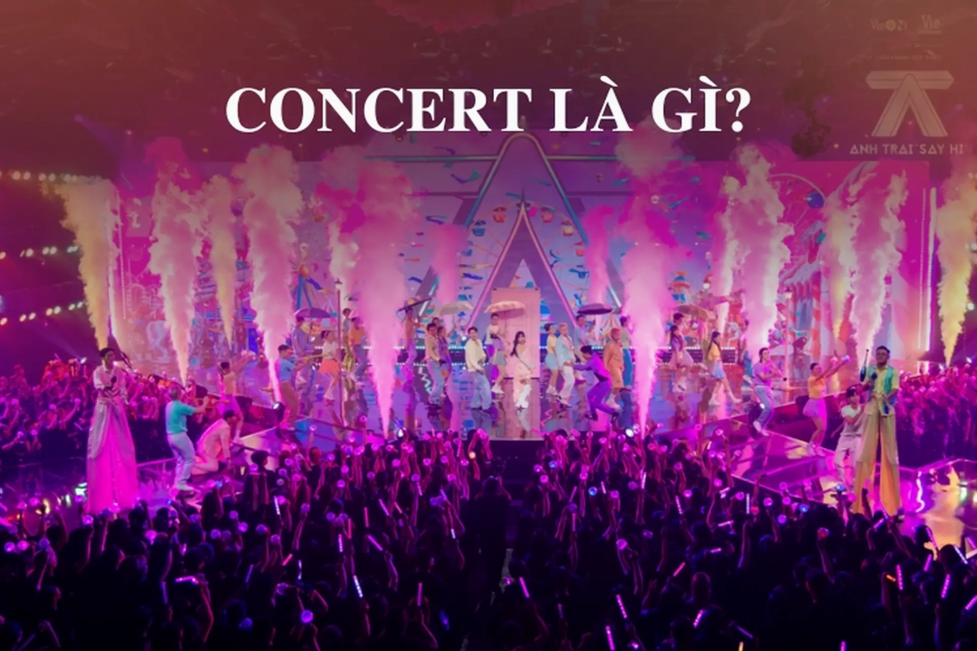 Một buổi concert sôi động với khán giả.