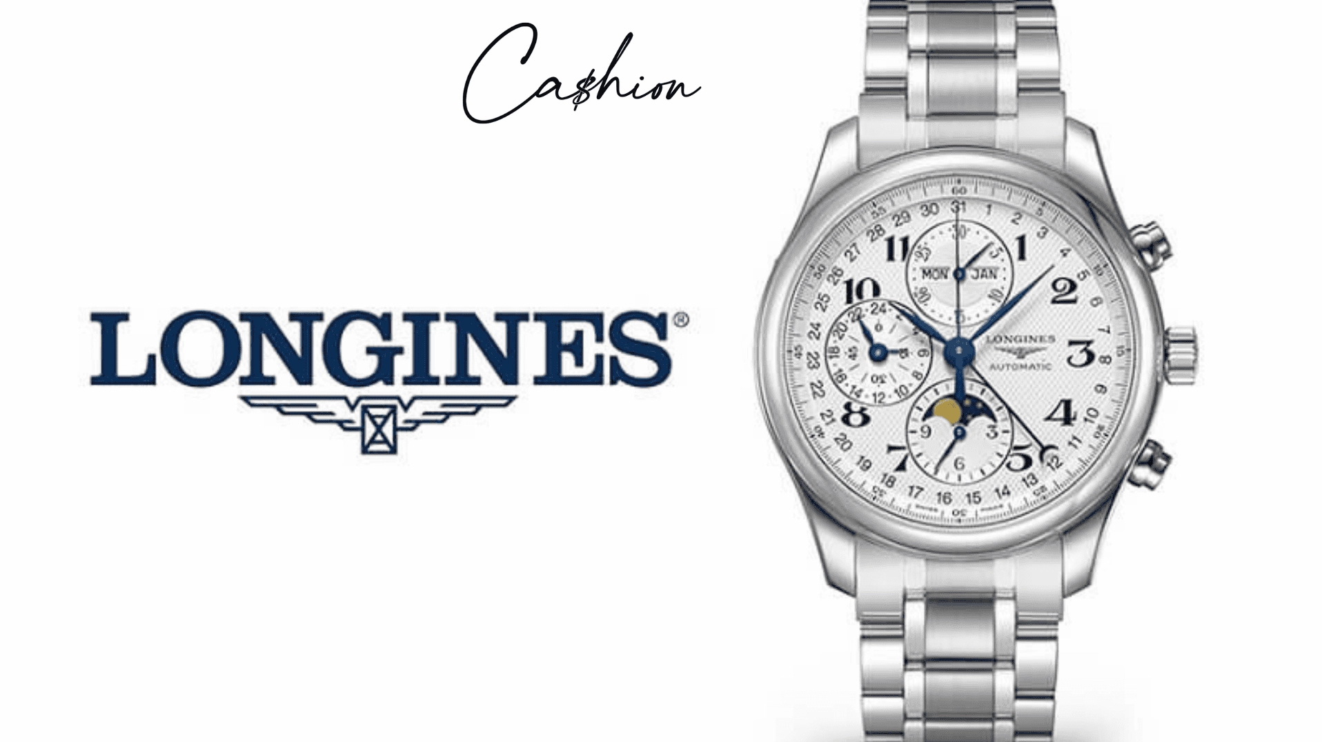 Người đàn ông đeo đồng hồ Longines sang trọng
