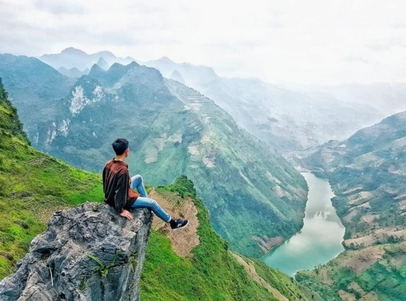 Người dân địa phương trên cung đường Mã Pí Lèng