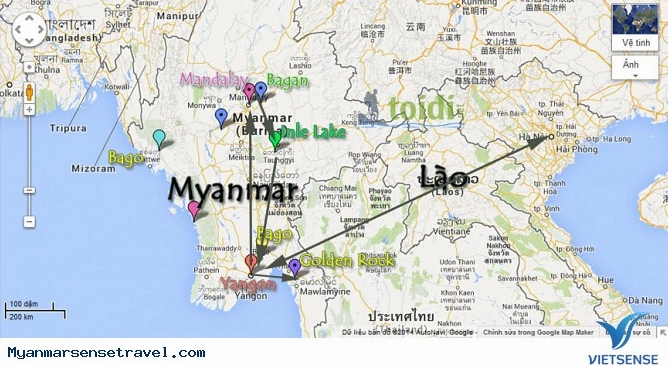 Người dân Myanmar trong trang phục truyền thống