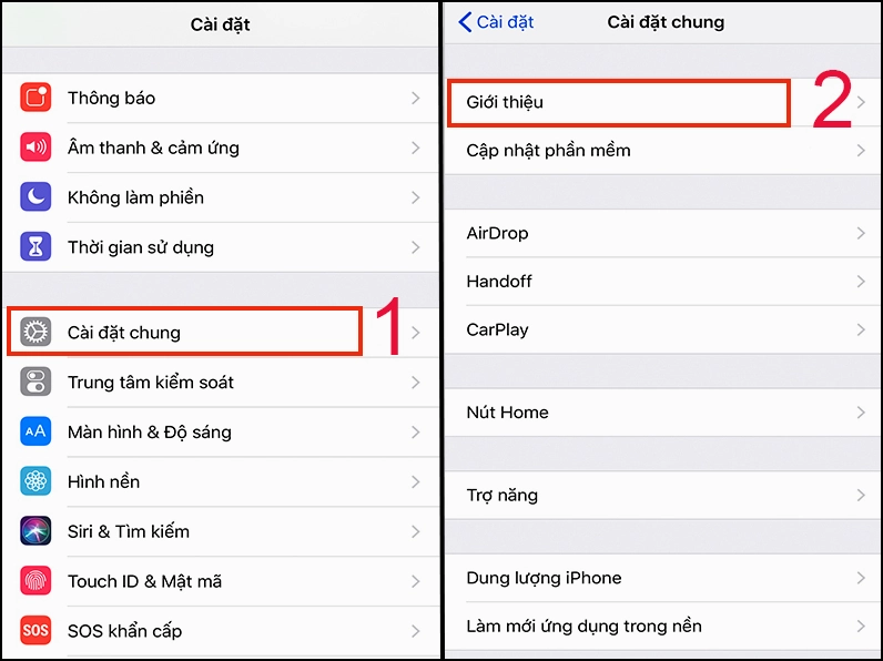 Người dùng kiểm tra thông tin iPhone CH/A