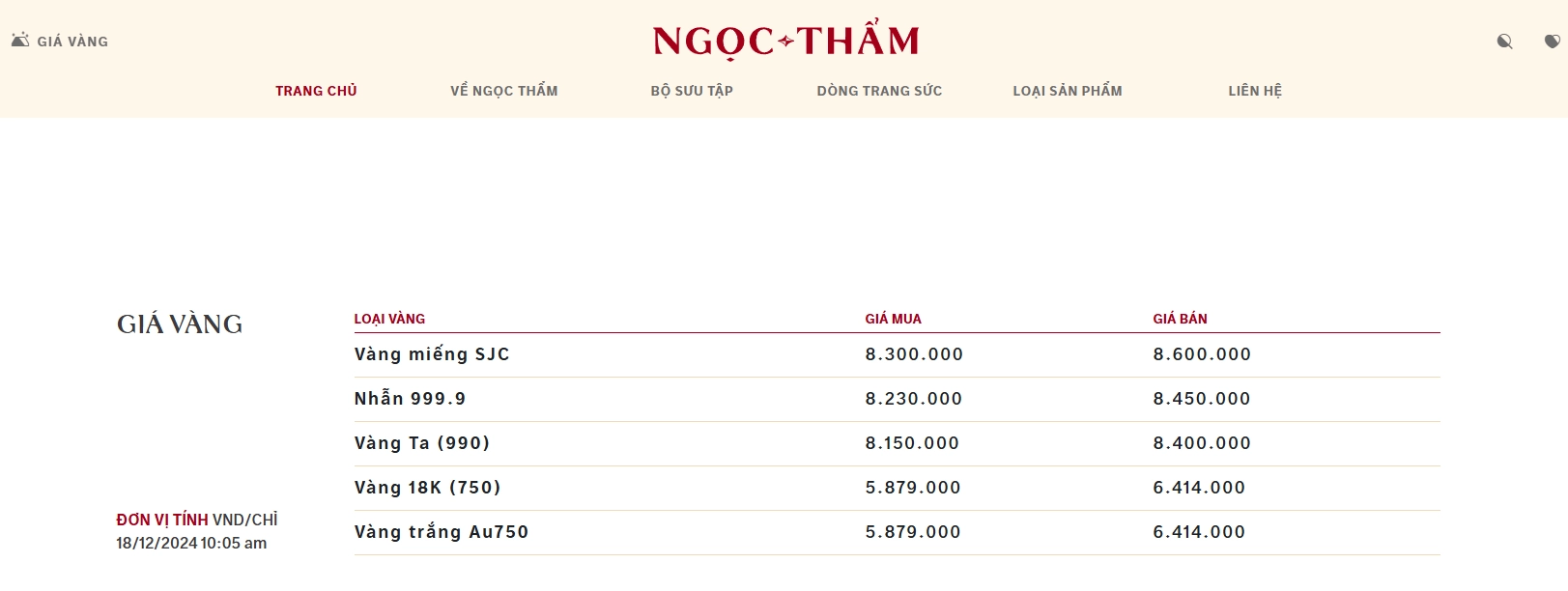 Người mua bán vàng tại quầy giao dịch