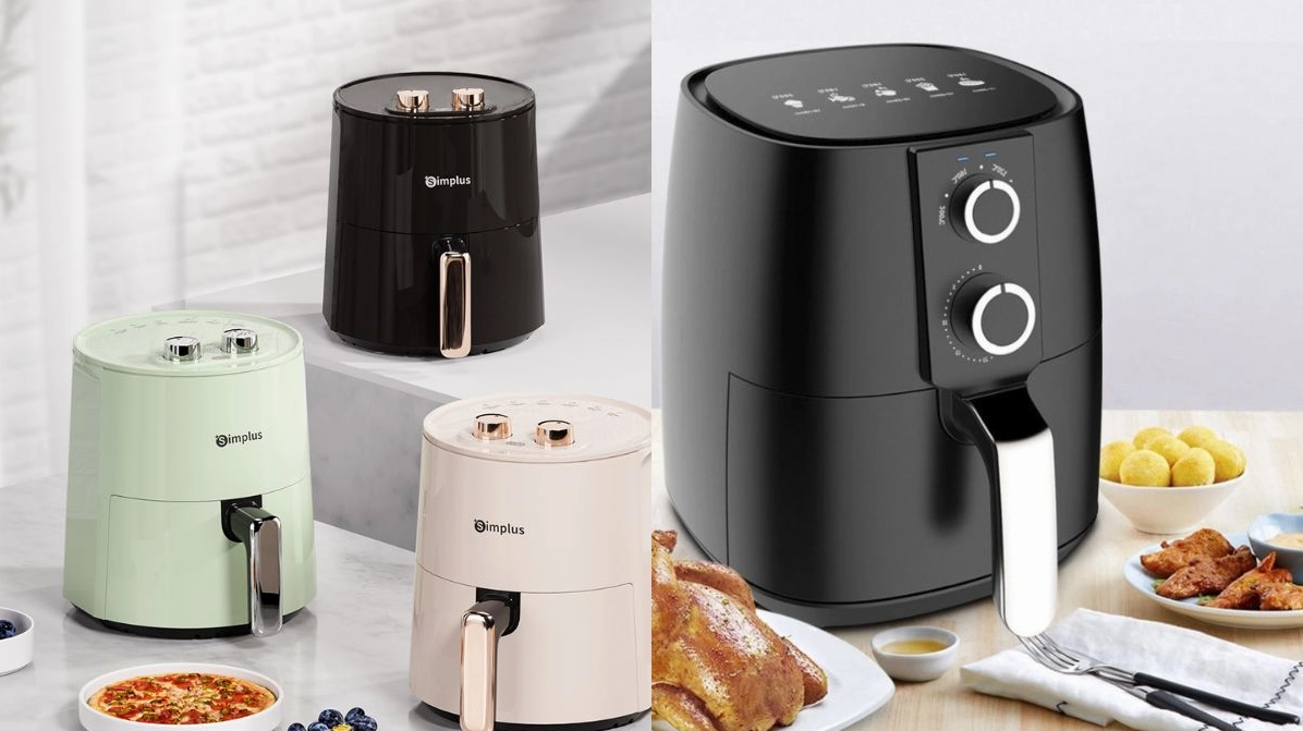 Nồi chiên không dầu Simplus với thiết kế hiện đại