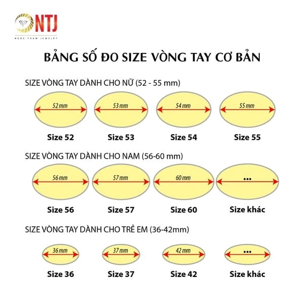 Đo chu vi cổ tay để xác định size vòng