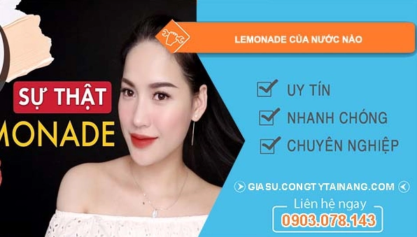 Đồ uống lemonade thủ công với trang trí đẹp mắt