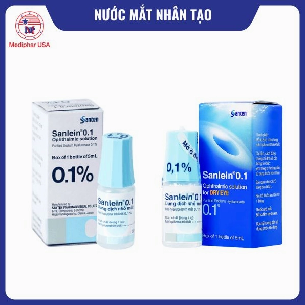 Đôi mắt khỏe mạnh nhờ nước mắt nhân tạo