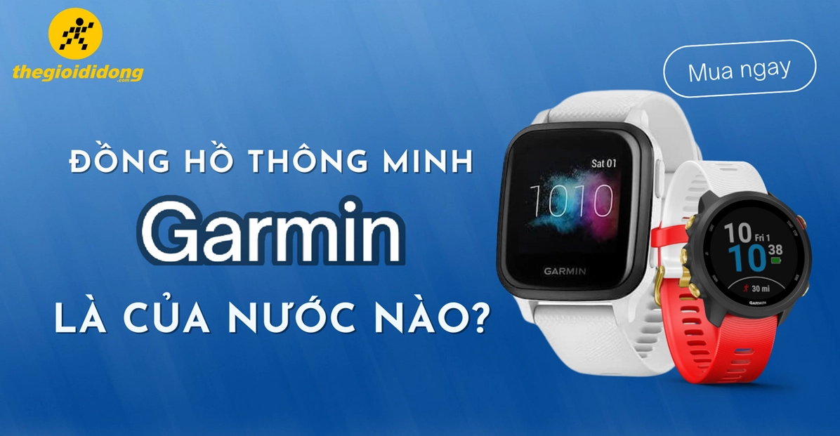 Đồng hồ Garmin theo dõi sức khỏe