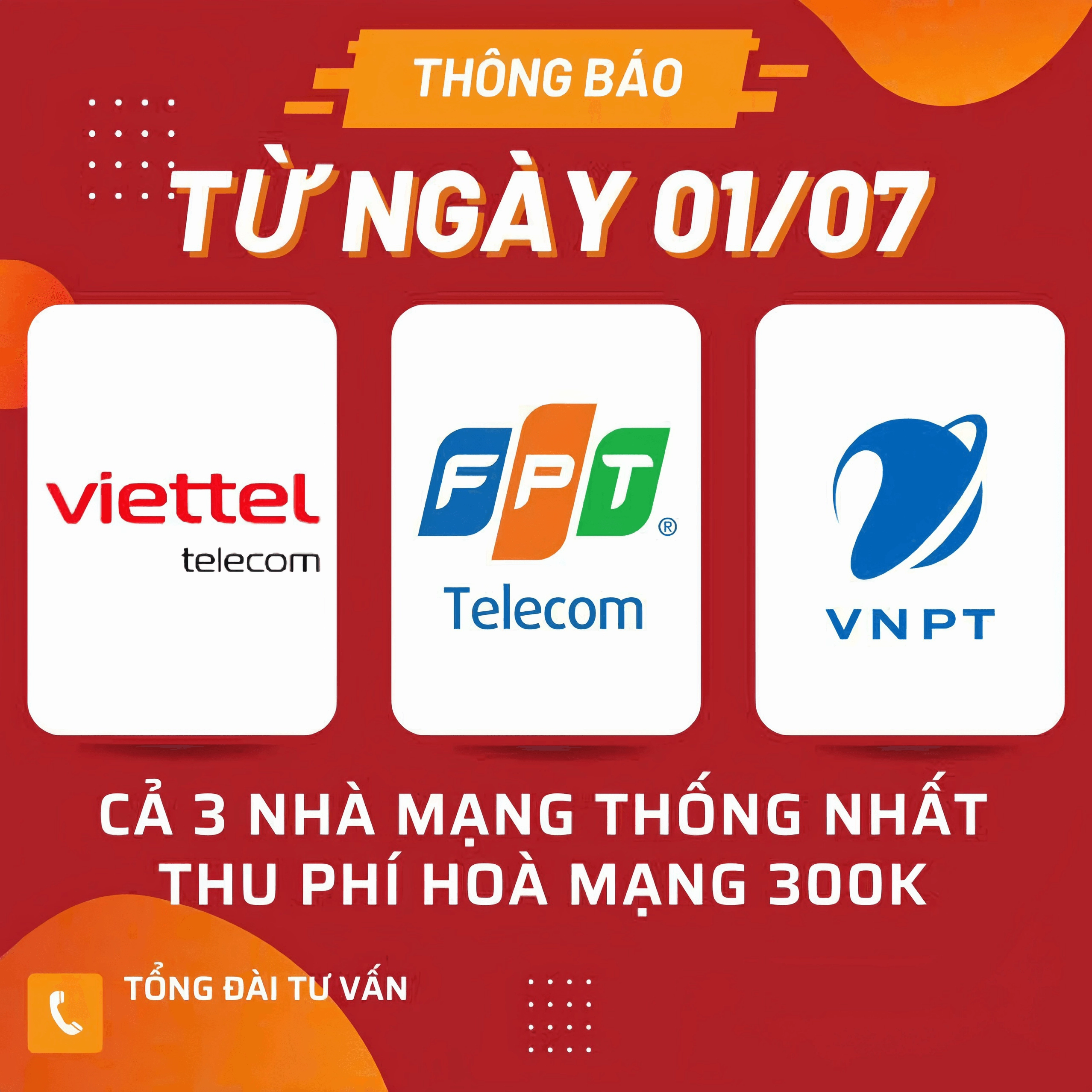Phí hòa mạng Internet, WiFi FPT, VNPT, Viettel