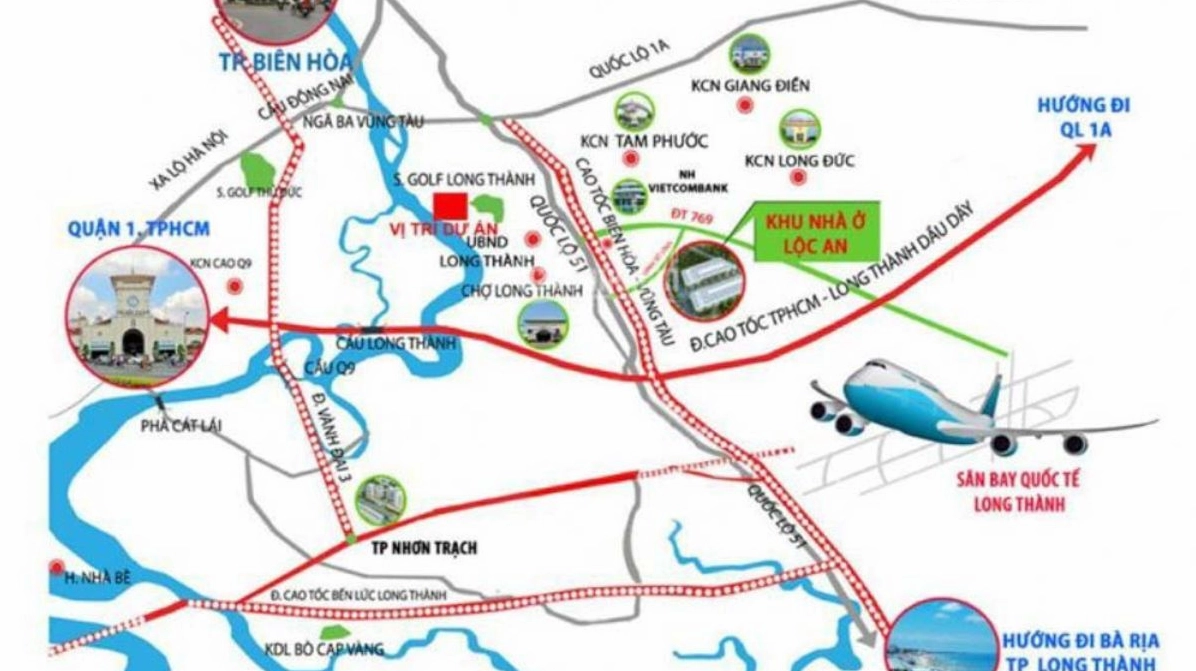 Phối cảnh sân bay Long Thành giai đoạn 1