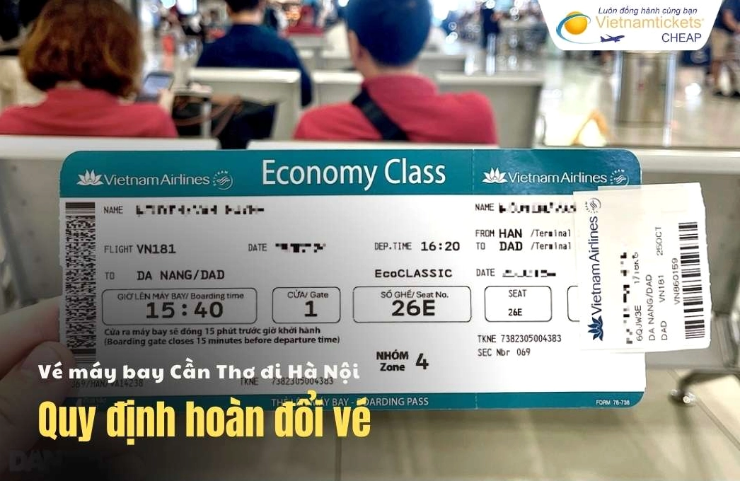 Quy định hành lý vé máy bay Cần Thơ đi Hà Nội