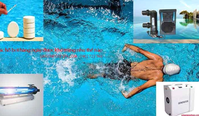 Quy trình khử trùng nước bể bơi hàng ngày