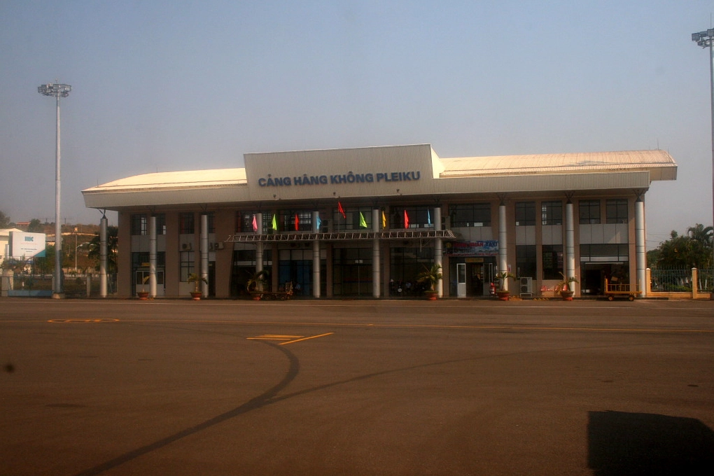 Sân bay Pleiku nhìn từ trên cao