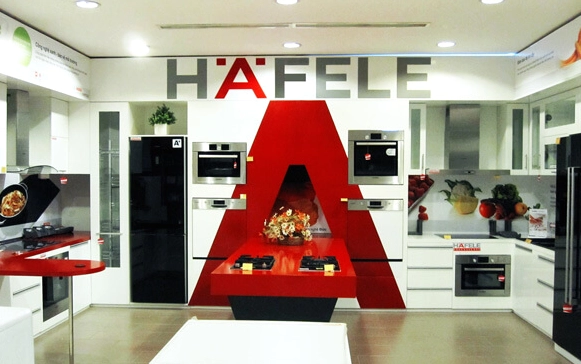 Showroom trưng bày sản phẩm Hafele