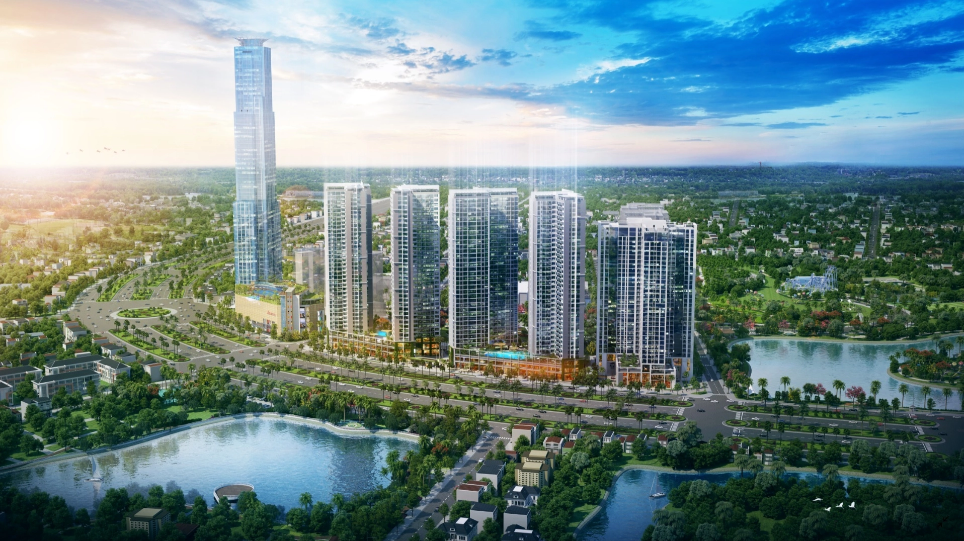 Sơ đồ mặt bằng các tòa nhà tại Eco Green Saigon