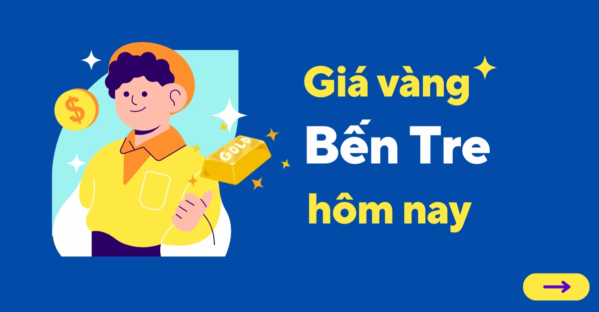 So sánh giá vàng SJC và vàng nhẫn tại Bến Tre