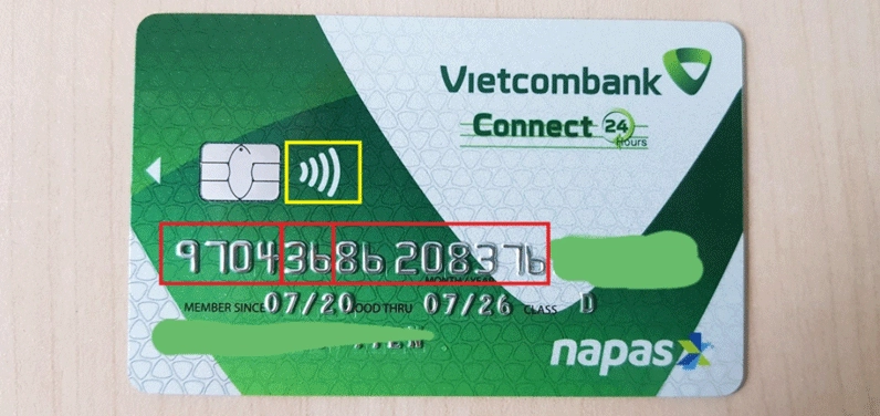 So sánh số thẻ và số tài khoản ngân hàng