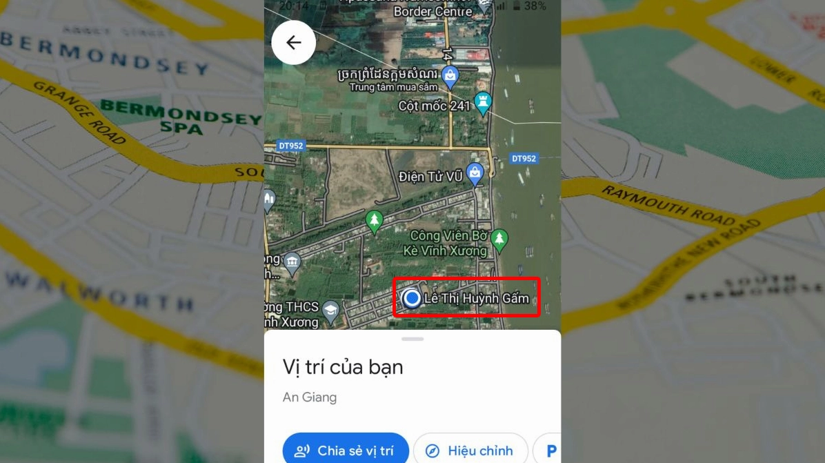 Sử dụng Google Maps để chia sẻ vị trí