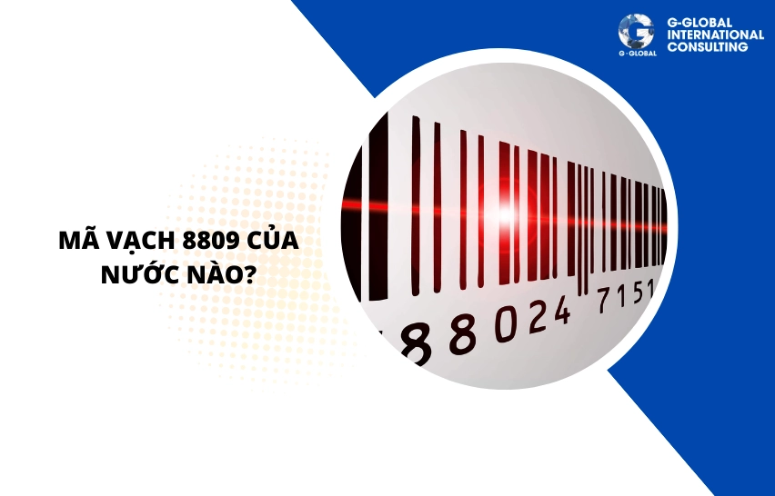 Tem chứng nhận cho sản phẩm có mã vạch 8809