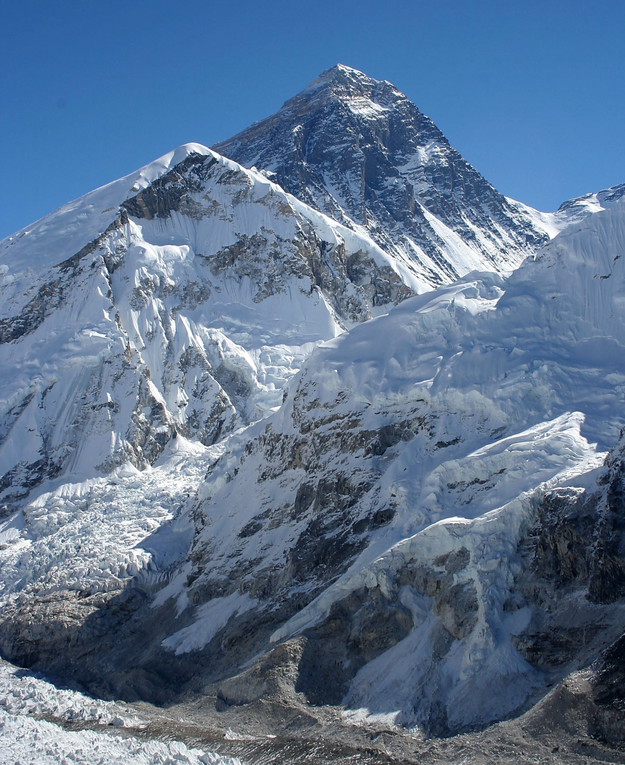 Tenzing Norgay và Sir Edmund Hillary tại đỉnh Everest