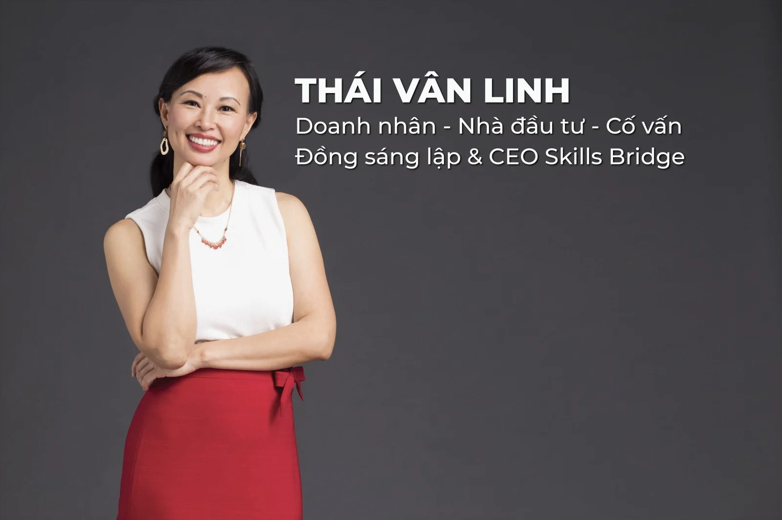Thái Vân Linh trong buổi gặp gỡ cộng đồng khởi nghiệp