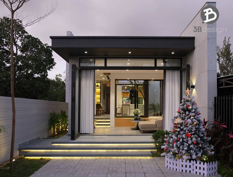 Thiết kế nhà 1 tầng chi phí thấp, thịnh hành