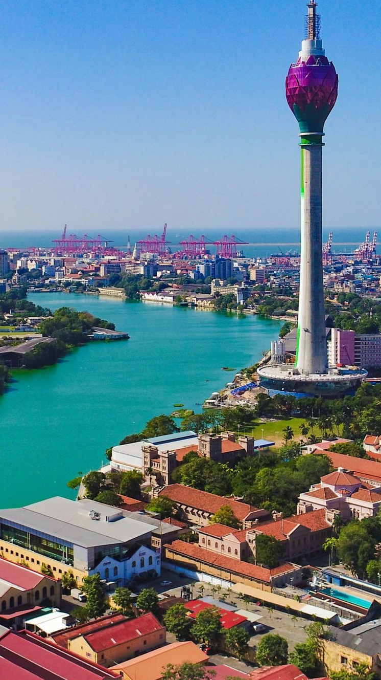 Thủ đô Colombo của Sri Lanka với kiến trúc hiện đại