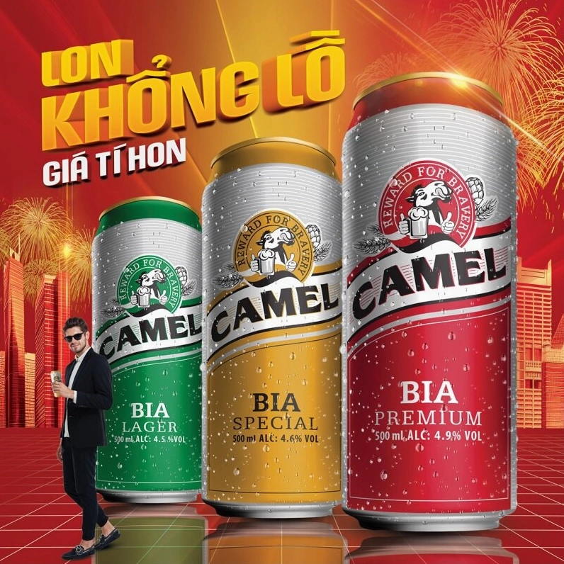 Thùng bia Camel