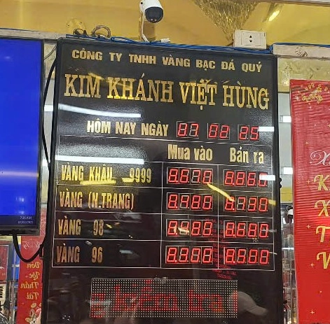 Tiệm vàng ngày vía Thần Tài