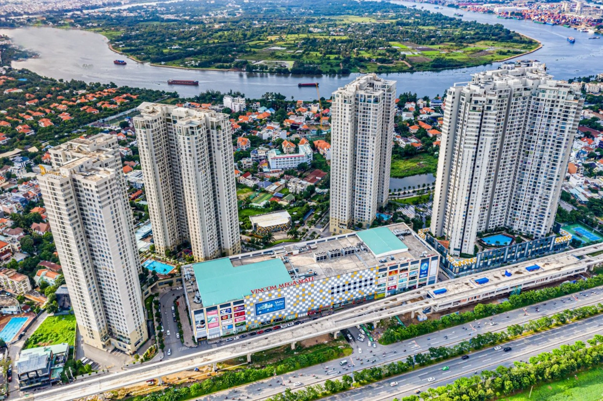 Tiện ích ngoại khu đa dạng quanh Masteri Thảo Điền