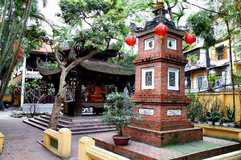 Toàn cảnh Chùa Phúc Khánh nhìn từ xa