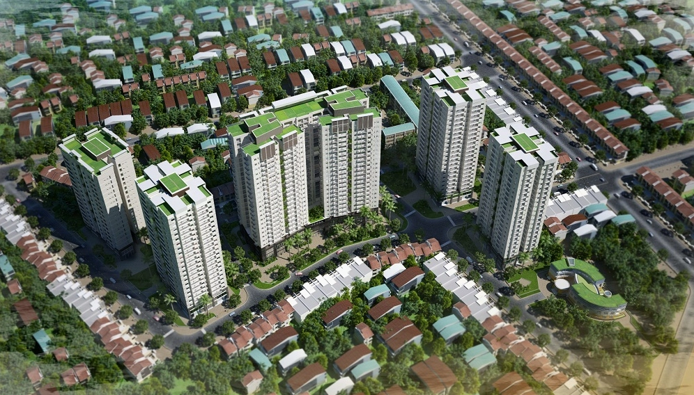 Toàn cảnh khu đô thị Berriver Long Biên