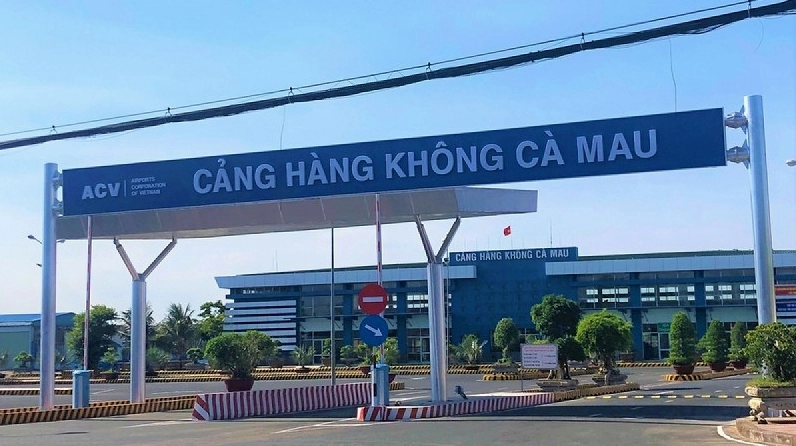 Toàn cảnh sân bay Cà Mau trước khi nâng cấp
