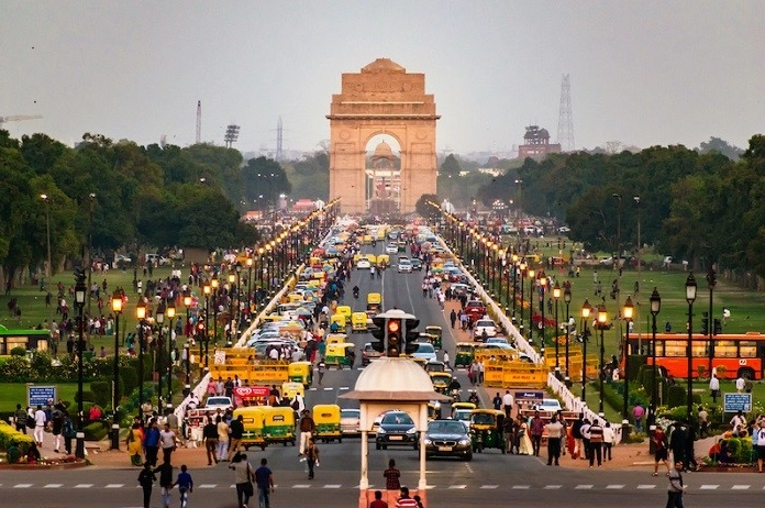 Toàn cảnh thủ đô Ấn Độ New Delhi về đêm
