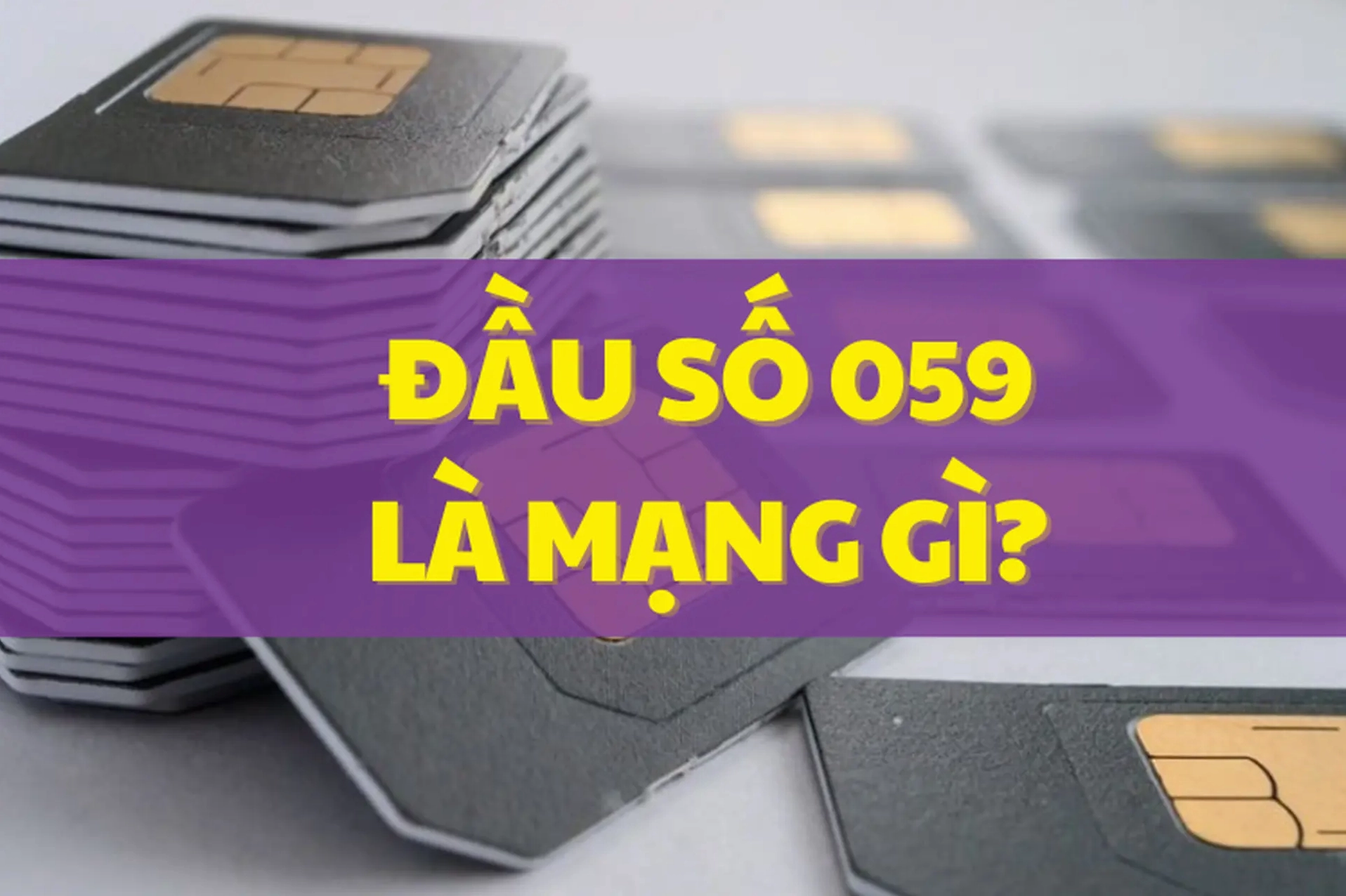 Tổng quan về đầu số 059