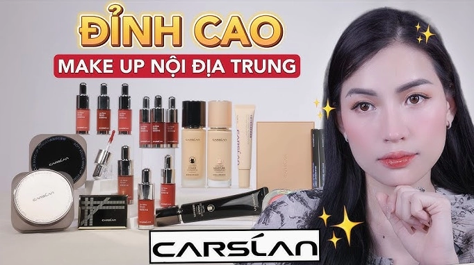 Trang điểm với sản phẩm Carslan
