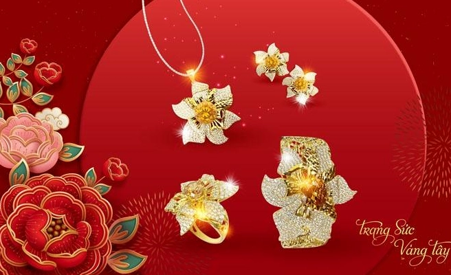 Trang sức vàng 24K tại Vàng Mi Hồng