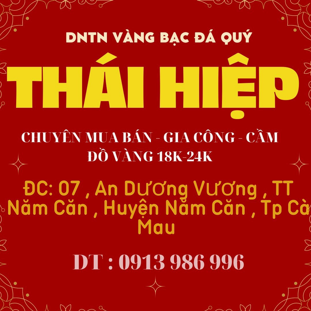 Trang sức vàng tại Cà Mau