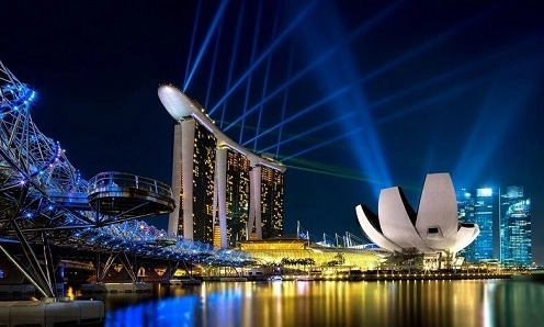 Tượng Merlion đầu tiên tại Singapore