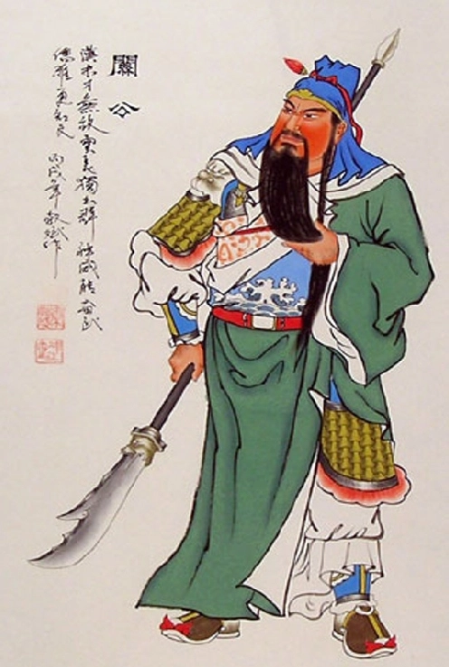 Tượng Quan Thánh uy nghiêm